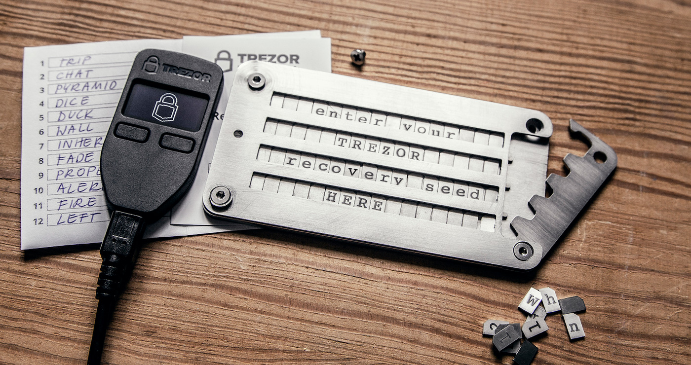 Trezor and Cryptosteel