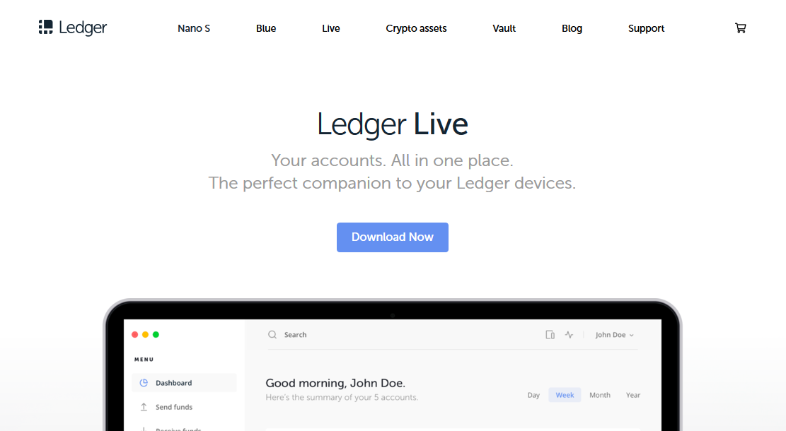 Ledger Live Download Page