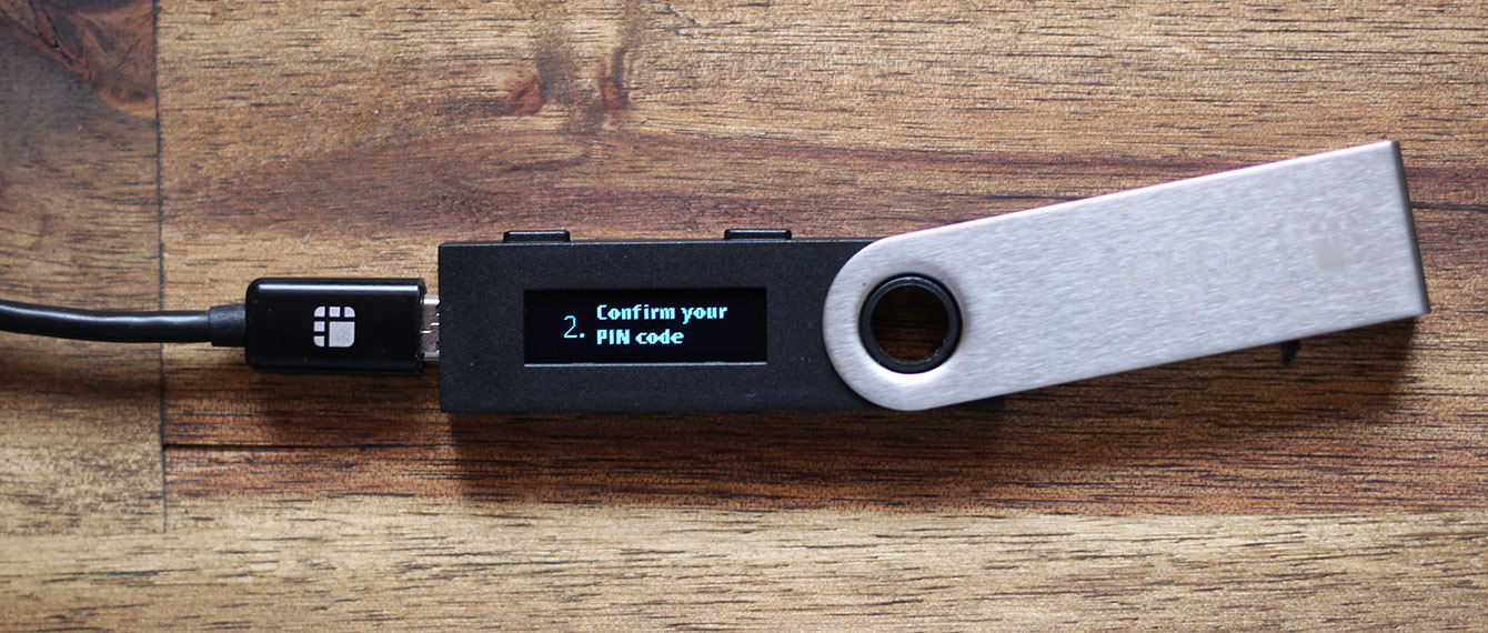 Ledger Nano S - Confirm PIN