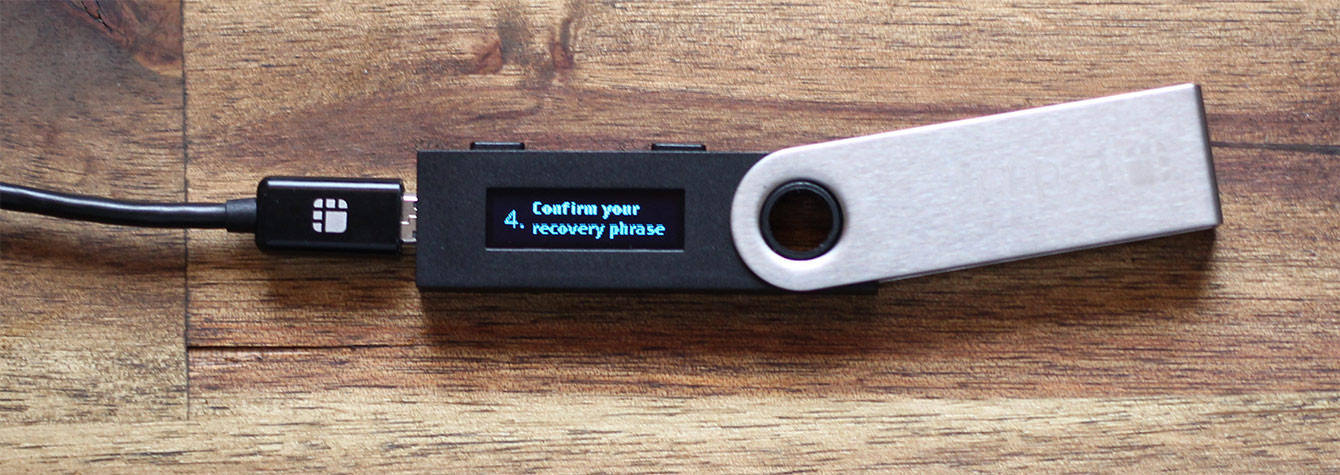 Ledger Nano S - Confirm Seed