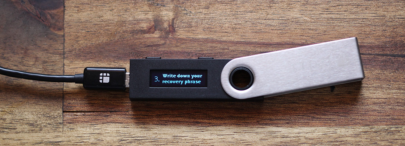 Ledger Nano S - Seed - Step 1